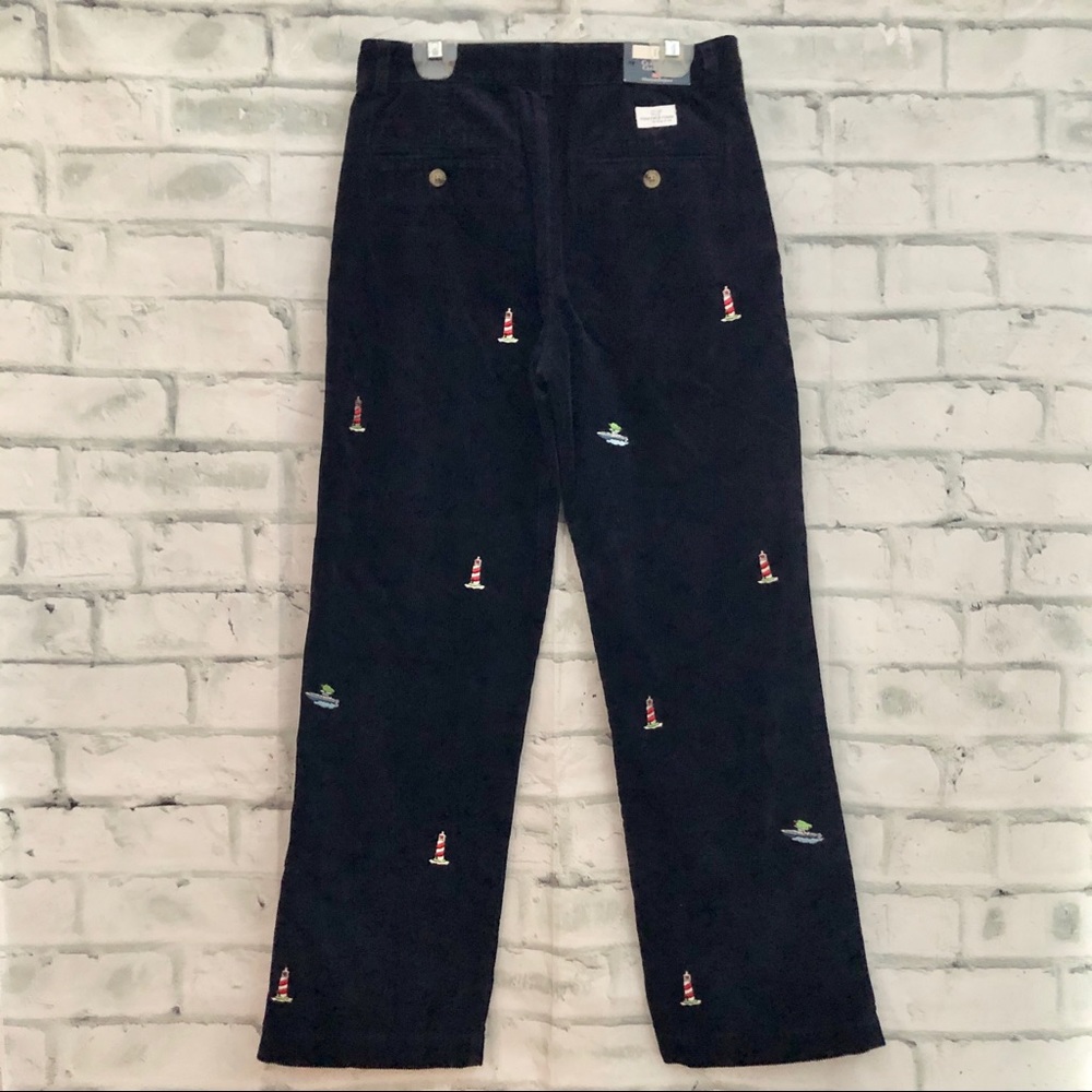 Vineyard Vines Light House Corduroy Pants 16 NEW